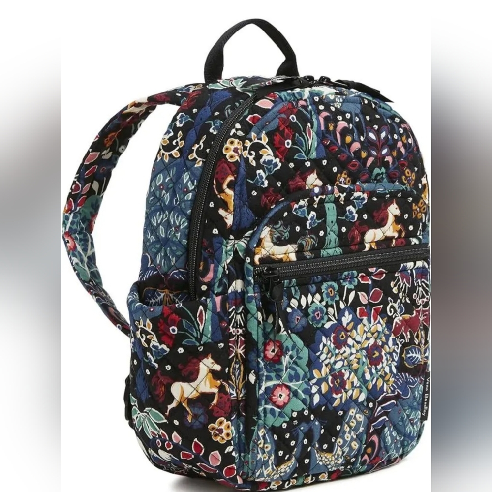 Vera Bradley Enchantment backpack and wallet
